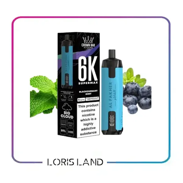 پاد یکبار مصرف انگور فرنگی نعنا 6 هزار پاف الفاخر